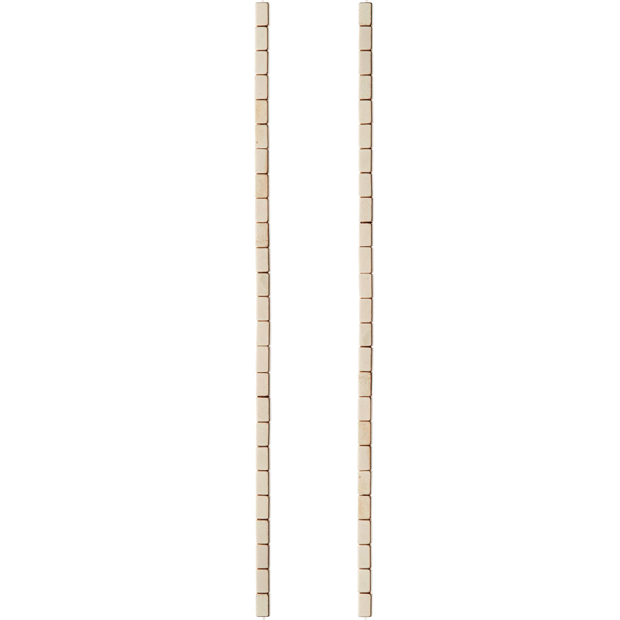 Rose Gold Hematite Rectangle Beads, 5mm by Bead Landing™